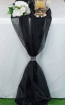18" Wide Extra Long, Chiffon Wedding Table Runner - New Creations Fabric & Foam Inc