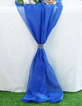 27" Wide Extra Long, Chiffon Wedding Table Runner - New Creations Fabric & Foam Inc