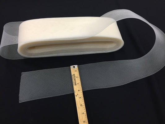 30 yards - 4 inches Ivory Crinoline Horsehair Braid Trim - wedding - bridal - decorations. - New Creations Fabric & Foam Inc