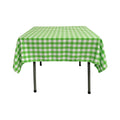 30"x30" SQUARE TABLECLOTH POLYESTER CHECKERED. - New Creations Fabric & Foam Inc