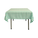 30"x30" SQUARE TABLECLOTH POLYESTER CHECKERED. - New Creations Fabric & Foam Inc