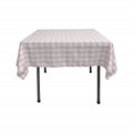 30"x30" SQUARE TABLECLOTH POLYESTER CHECKERED. - New Creations Fabric & Foam Inc