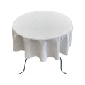 36" ROUND FULL COVERED GLITTER SHIMMER TABLECLOTH - New Creations Fabric & Foam Inc