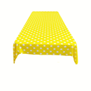 36" x 36" Square Small Polka Dot Poly Cotton Tablecloth - New Creations Fabric & Foam Inc