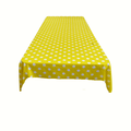 45" x 45" Square Big Polka Dot Poly Cotton Tablecloth - New Creations Fabric & Foam Inc