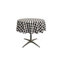 48" ROUND TABLECLOTH POLYESTER CHECKERED - New Creations Fabric & Foam Inc