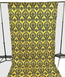 5 Feet Wide Damask Flocking Taffeta Backdrop Drape Curtain Panel, 1 Panel - New Creations Fabric & Foam Inc