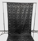 5 Feet Wide Damask Flocking Taffeta Backdrop Drape Curtain Panel, 1 Panel - New Creations Fabric & Foam Inc