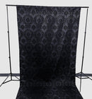 5 Feet Wide Damask Flocking Taffeta Backdrop Drape Curtain Panel, 1 Panel - New Creations Fabric & Foam Inc