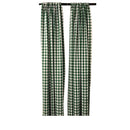 5 Feet Wide x 10 Feet High, Buffalo Checkered Country Plaid Gingham Checkered Backdrop Drapes Curtains Panels, 1 Pair - New Creations Fabric & Foam Inc
