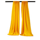 5 Feet Wide x 15 Feet High, Polyester Seamless Backdrop Drape Curtain Panel / Curtain Room Divider / 2 Panels - New Creations Fabric & Foam Inc