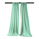 5 Feet Wide x 20 Feet High, Polyester Seamless Backdrop Drape Curtain Panel / Curtain Room Divider / 2 Panels - New Creations Fabric & Foam Inc