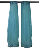 5 Feet Wide x 20 Feet High, Polyester Sheer Mirror Organza Backdrop Drape, Curtain Panels, Room Divider, 1 Pair. - New Creations Fabric & Foam Inc