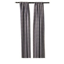 5 Feet Wide x 6 Feet High, Buffalo Checkered Country Plaid Gingham Checkered Backdrop Drapes Curtains Panels, 1 Pair - New Creations Fabric & Foam Inc