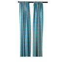 5 Feet Wide x 6 Feet High, Buffalo Checkered Country Plaid Gingham Checkered Backdrop Drapes Curtains Panels, 1 Pair - New Creations Fabric & Foam Inc