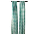 5 Feet Wide x 6 Feet High, Buffalo Checkered Country Plaid Gingham Checkered Backdrop Drapes Curtains Panels, 1 Pair - New Creations Fabric & Foam Inc