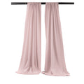 5 Feet Wide x 7 Feet High, Polyester Poplin Backdrop Drape Curtain Panel, Room Divider, 1 Pair - New Creations Fabric & Foam Inc