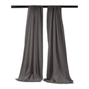 5 Feet Wide x 7 Feet High, Polyester Poplin Backdrop Drape Curtain Panel, Room Divider, 1 Pair - New Creations Fabric & Foam Inc