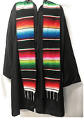 5" Wide by 76" Long Authentic Mexican Serape Graduation Stole Sash - New Creations Fabric & Foam Inc