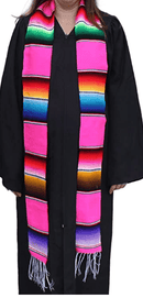 5" Wide by 76" Long Authentic Mexican Serape Graduation Stole Sash - New Creations Fabric & Foam Inc