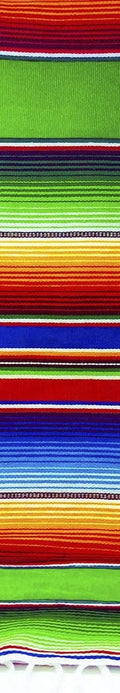 5" Wide by 76" Long Authentic Mexican Serape Graduation Stole Sash - New Creations Fabric & Foam Inc
