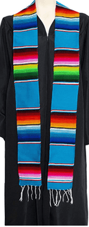5" Wide by 76" Long Authentic Mexican Serape Graduation Stole Sash - New Creations Fabric & Foam Inc