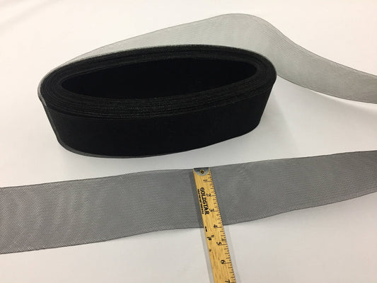 50 yards - 4 Inches Crinoline Horsehair Braid Trim - wedding - bridal - decorations. - New Creations Fabric & Foam Inc