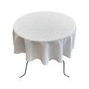 51" ROUND FULL COVERED GLITTER SHIMMER TABLECLOTH - New Creations Fabric & Foam Inc