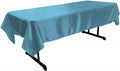 58" x 102" Rectangular Polyester Bridal Satin Table Tablecloth - New Creations Fabric & Foam Inc