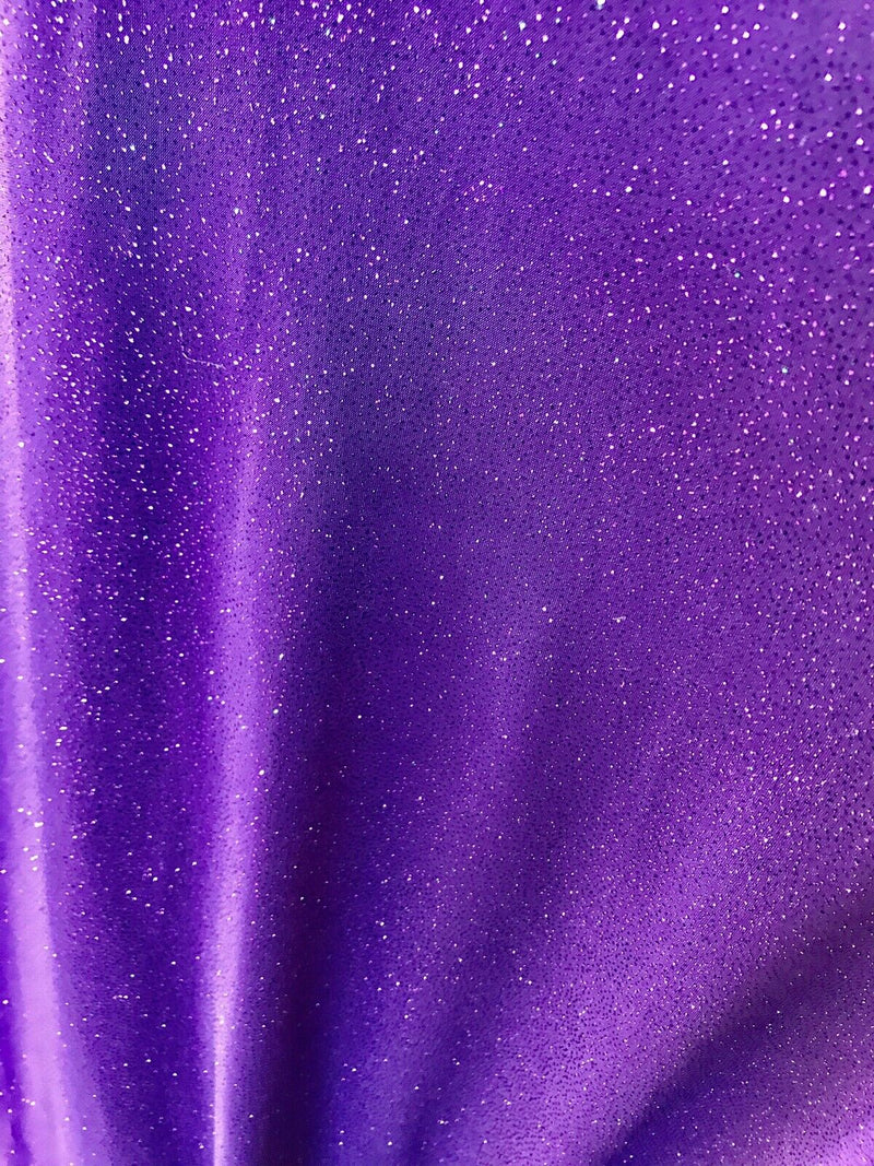 Purple Stretch Velvet With Glitter 59 Wide-Selena Fabric Sold By The