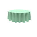 90" ROUND POLY POPPLIN SEAMLESS TABLECLOTH - New Creations Fabric & Foam Inc