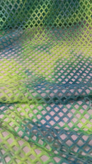 FISHNET DIAMOND STRETCH FABRIC (by the yard)