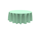90" ROUND POLY POPPLIN SEAMLESS TABLECLOTH