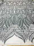 ROYALTY SEQUIN DAMASK (By The Yard)