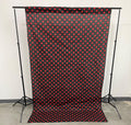 58" Wide x 108" High, Poly Cotton Polka Dot Decorative Backdrop Drape Curtain Divider, 1 Panel