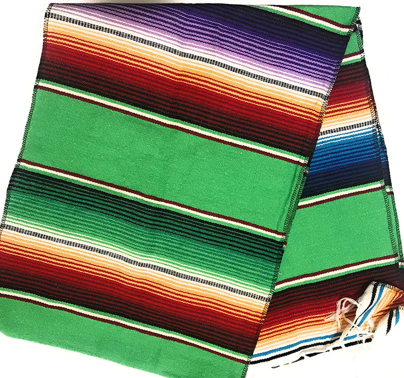 14" Wide x 76" Long - Cinco de Mayo Mexican Serape Cotton Table Runner