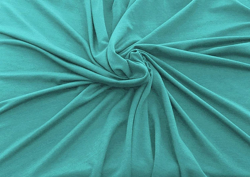 Solid Kelly Green 4 Way Stretch 10 oz Cotton Lycra Jersey Knit Fabric