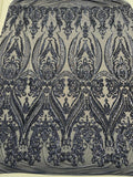 Big Sequin Damask Fabric 54” Wide| New Creations Fabric & Foam Inc. - New Creations Fabric & Foam Inc