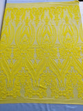 Big Sequin Damask Fabric 54” Wide| New Creations Fabric & Foam Inc. - New Creations Fabric & Foam Inc