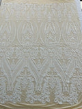 Big Sequin Damask Fabric 54” Wide| New Creations Fabric & Foam Inc. - New Creations Fabric & Foam Inc