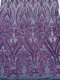 Big Sequin Damask Fabric 54” Wide| New Creations Fabric & Foam Inc. - New Creations Fabric & Foam Inc