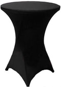 36" Round x 42" High, Highboy Cocktail Spandex Stretch Polyester Fitted Tablecloth