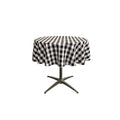 36" ROUND TABLECLOTH POLYESTER CHECKERED