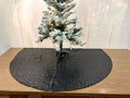 48" Round Decorative Sequins Tree Skirt for Christmas/Thanksgiving Day