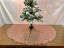 48" Round Decorative Sequins Tree Skirt for Christmas/Thanksgiving Day