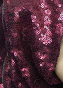 50" Wide Mini Glitz Disc Sequins Fabric By The Yard