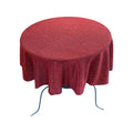 36' Round Full Covered Glitter Shimmer Fabric Tablecloth, For Small Round Coffee Table.