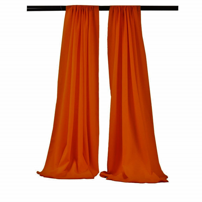 Polyester Poplin Backdrop Drape Curtain Panel / Curtain Room Divider - 2 Panels