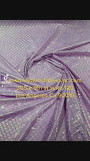 MERMAID FISH FOIL SPANDEX FABRIC (by the yard)