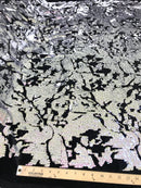 Camo Sequin Stretch Velvet 54" Wide| New Creations Fabric & Foam Inc. - New Creations Fabric & Foam Inc